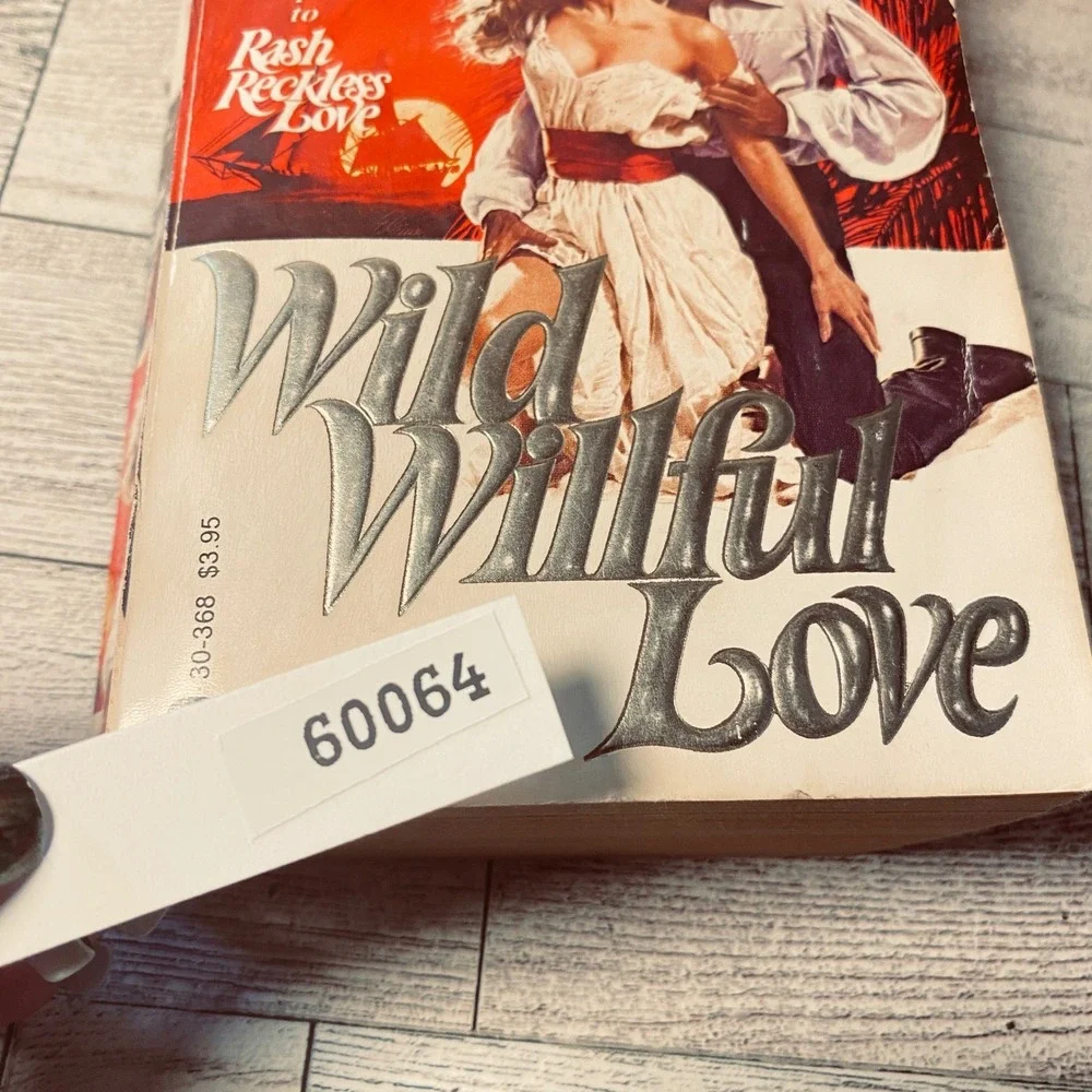 Wild Willful Love by Valerie Sherwood Romance Novel Paperback Book 1982 1st Edit
